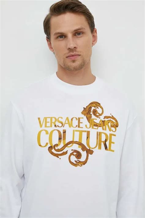 Хлопковая кофта Versace Jeans Couture мужская цвет 